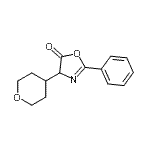 CAS#: 868748-79-2， 2-Phenyl-4-(tetrahydro-2H-pyran-4-yl)-1,3-oxazol-5(4H)-one