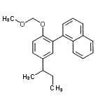 CAS#: 869336-04-9， 1-[5-sec-Butyl-2-(methoxymethoxy)phenyl]naphthalene