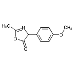 CAS 登录号：869470-04-2， 4-(4-甲氧基苯基)-2-甲基-1,3-恶唑-5(4H)-酮