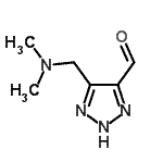 CAS 登录号：869722-17-8， 5-[(二甲基氨基)甲基]-2H-1,2,3-三唑-4-甲醛