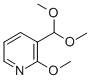 structure of CAS# 869735-23-9, 3-Dimethoxymethyl-2-Methoxy-Pyridine;3-Dimethoxymethyl-2-Methoxy-Pyridine
