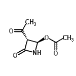 CAS#: 86978-72-5， (2R,3S)-3-Acetyl-4-oxo-2-azetidinyl acetate