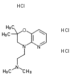 CAS 登录号：86979-84-2， 2-(2,2-二甲基-2,3-二氢-4H-吡啶并[3,2-b][1,4]恶嗪-4-基)-N,N-二甲基乙胺三盐酸盐