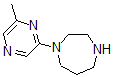 结构式 CAS# 869901-23-5, 六氢-1-(6-甲基-2-吡嗪基)-1H-1,4-二氮杂卓