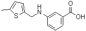CAS#: 869950-50-5， 3-{[(5-Methyl-2-thienyl)methyl]amino}benzoic acid