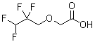 结构式 CAS# 870-51-9, (2,2,3,3-四氟丙氧基)乙酸