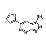 CAS#: 870119-81-6， 5-(2-Furyl)-2H-pyrazolo[3,4-c]pyridazin-3-amine