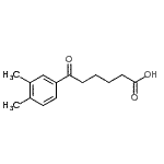 结构式 CAS# 870286-97-8, 6-(3,4-二甲基苯基)-6-氧代己酸