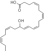 CAS#: 87042-40-8， (4Z,7Z,10Z,12E,16Z,19Z)-14-Hydroxy-4,7,10,12,16,19-Docosahexaenoic Acid