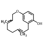 CAS#: 87064-17-3， 4,8-Dimethyl-2-oxabicyclo[9.3.1]pentadeca-1(15),4,8,11,13-pentaen-12-ol
