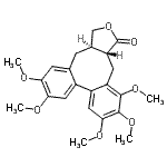 CAS#: 87084-98-8， (3aR,13aR)-6,7,10,11,12-Pentamethoxy-3a,4,13,13a-tetrahydrodibenzo[4,5:6,7]cycloocta[1,2-c]furan-1(3H)-one