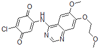 CAS#: 870959-62-9， 2-Chloro-5-[[6-Methoxy-7-(2-Methoxyethoxy)-4-Quinazolinyl]Amino]-2,5-Cyclohexadiene-1,4-Dione