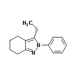 CAS#: 871110-07-5， 3-(Methylsulfanyl)-2-phenyl-4,5,6,7-tetrahydro-2H-indazole