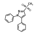 CAS#: 871110-24-6， 3-(Methylsulfonyl)-1,5-diphenyl-1H-pyrazole