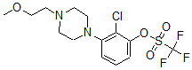CAS#: 871356-24-0， 1,1,1-Trifluoro-Methanesulfonic Acid 2-Chloro-3-[4-(2-Methoxyethyl)-1-Piperazinyl]Phenyl Ester
