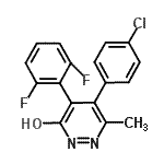 CAS#: 871513-60-9， 5-(4-Chlorophenyl)-4-(2,6-difluorophenyl)-6-methyl-3-pyridazinol