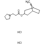 CAS#: 87168-45-4， 8-Methyl-8-azabicyclo[3.2.1]oct-3-yl 3-(1-pyrrolidinyl)propanoate dihydrochloride