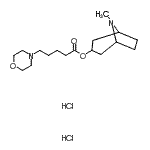 CAS#: 87168-52-3， 8-Methyl-8-azabicyclo[3.2.1]oct-3-yl 5-(4-morpholinyl)pentanoate dihydrochloride