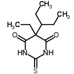 CAS#: 87171-21-9， 5-Ethyl-5-(3-pentanyl)-2-thioxodihydro-4,6(1H,5H)-pyrimidinedione