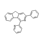 CAS#: 871798-87-7， 3-Phenyl-1-(2-pyridinyl)-5H-indeno[1,2-c]pyridine