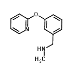 CAS#: 871825-60-4， N-Methyl-1-[3-(2-pyridinyloxy)phenyl]methanamine