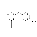 CAS#: 872088-12-5， [3-Fluoro-5-(trifluoromethyl)phenyl](4-methylphenyl)methanone