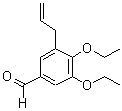 structure of CAS# 872183-41-0, 3-Allyl-4,5-diethoxybenzaldehyde;3-allyl-4,5-diethoxybenzaldehyde;3-Allyl-4,5-diethoxy-benzaldehyde;BAS 02886128