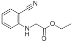 结构式 CAS# 87223-76-5, 2-(2-氰基苯胺基)乙酸乙酯