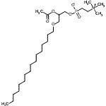 CAS#: 87233-23-6， 2-Acetoxy-3-(hexadecyloxy)propyl [2-(trimethylammonio)ethyl]phosphonate