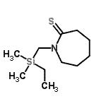 CAS#: 872415-89-9， 1-{[Ethyl(dimethyl)silyl]methyl}-2-azepanethione