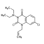 CAS#: 87296-66-0， 1-Allyl-7-chloro-3-(diethylamino)-2,4(1H,3H)-quinazolinedione