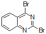 结构式 CAS# 872998-61-3, 2,4-二溴-喹唑啉