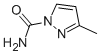 structure of CAS# 873-50-7, 3-Methylpyrazole-1-Carboxamide;3-Methyl-1-Pyrazolecarboxamide;1H-Pyrazole-1-Carboxamide, 3(Or 5)-Methyl-;3(Or 5)-Methyl-1H-Pyrazole-1-Carboxamide
