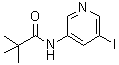 structure of CAS# 873302-38-6, N-(5-Iodo-3-pyridinyl)-2,2-dimethylpropanamide;N-(5-Iodopyridin-3-yl)-2,2-dimethylpropionamide;N-(5-Iodo-pyridin-3-yl)-2,2-dimethyl-propionamide;N-(5-iodopyridin-3-yl)pivalamide