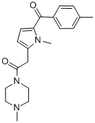CAS#: 87344-19-2, 1-Methyl-4-((1-Methyl-5-(4-Methylbenzoyl)-1H-Pyrrol-2-Yl)Acetyl)Piperazine