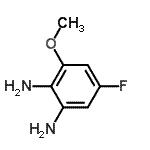 CAS#: 873662-28-3， 5-Fluoro-3-methoxy-1,2-benzenediamine