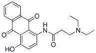 CAS 登录号:87367-07-5, 1-(omega-二乙基氨基丙酰胺基)-4-羟基-9,10-蒽二酮
