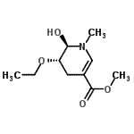 CAS#: 87386-51-4， Methyl (5S,6R)-5-ethoxy-6-hydroxy-1-methyl-1,4,5,6-tetrahydro-3-pyridinecarboxylate