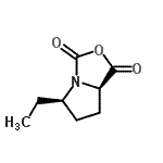 CAS#: 87392-44-7， (5R,7aR)-5-Ethyltetrahydro-1H-pyrrolo[1,2-c][1,3]oxazole-1,3-dione