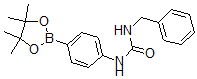 结构式 CAS# 874290-98-9, 4-(3-苄基脲基)苯硼酸频哪醇酯