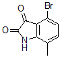 CAS#: 874375-17-4， 4-Bromo-7-Methyl-1H-Indole-2,3-Dione