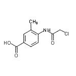 CAS#: 874590-15-5， 4-[(2-chloroacetyl)amino]-3-methyl-benzoic acid
