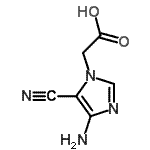 CAS#: 87460-74-0， (4-Amino-5-cyano-1H-imidazol-1-yl)acetic acid