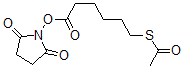 structure of CAS# 874743-76-7, 6-(Acetylthio)-Hexanoic Acid 2,5-Dioxo-1-Pyrrolidinyl Ester