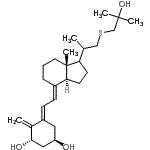CAS#: 87480-00-0， (1R,3S,5E)-5-{(2E)-2-[(3aS,7aR)-1-{1-[(2-Hydroxy-2-methylpropyl)sulfanyl]-2-propanyl}-7a-methyloctahydro-4H-inden-4-ylidene]ethylidene}-4-methylene-1,3-cyclohexanediol