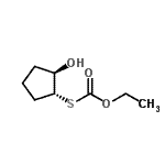 CAS#: 87483-18-9， O-Ethyl S-[(1R,2R)-2-hydroxycyclopentyl] carbonothioate