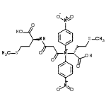 CAS#: 87498-80-4， N-[(1S)-1-Carboxy-3-(methylsulfanyl)propyl]-N-(3-{[(1S)-1-carboxy-3-(methylsulfanyl)propyl]amino}-3-oxopropanoyl)-4-nitro-N-(4-nitrophenyl)anilinium