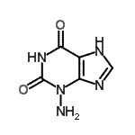 CAS#: 875222-16-5， 3-Amino-3,7-dihydro-1H-purine-2,6-dione