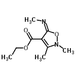 CAS#: 87529-27-9， Ethyl (5E)-2,3-dimethyl-5-(methylimino)-2,5-dihydro-1,2-oxazole-4-carboxylate