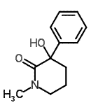 CAS#: 87532-76-1， 3-Hydroxy-1-methyl-3-phenyl-2-piperidinone